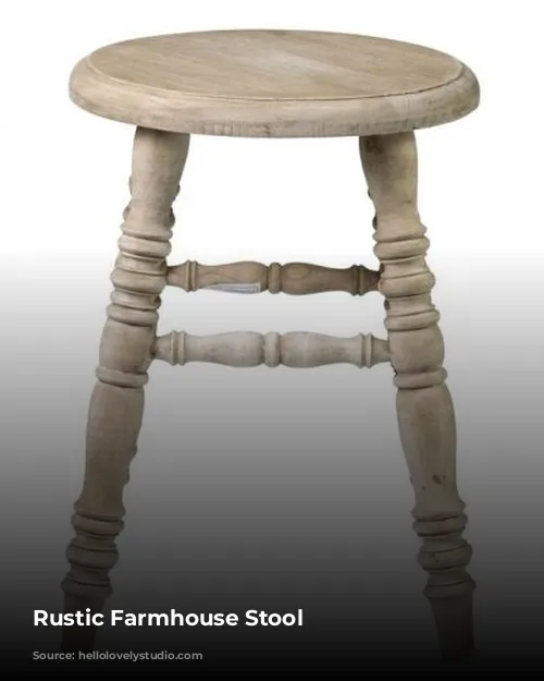 Rustic Farmhouse Stool