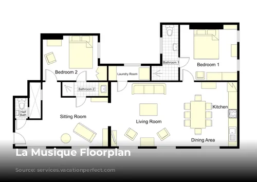 La Musique Floorplan