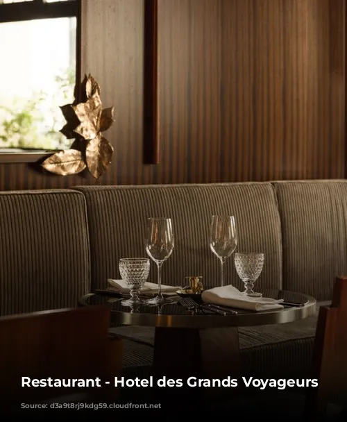 Restaurant - Hotel des Grands Voyageurs