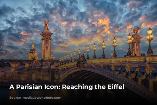 A Parisian Icon: Reaching the Eiffel Tower