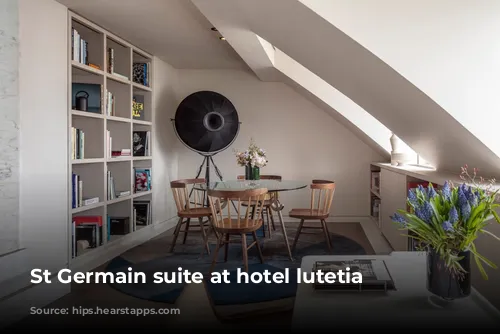 St Germain suite at hotel lutetia