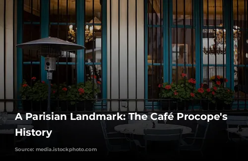 A Parisian Landmark: The Café Procope's Rich History