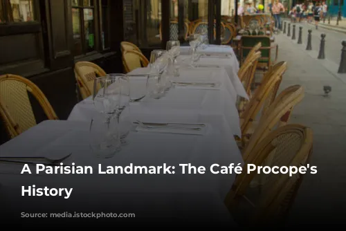 A Parisian Landmark: The Café Procope's Rich History