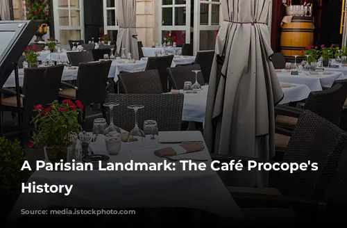 A Parisian Landmark: The Café Procope's Rich History