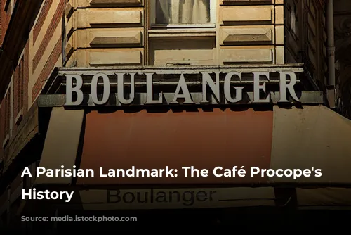 A Parisian Landmark: The Café Procope's Rich History