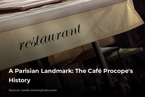 A Parisian Landmark: The Café Procope's Rich History