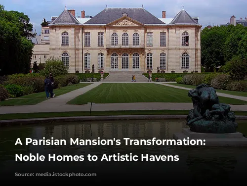 A Parisian Mansion's Transformation: From Noble Homes to Artistic Havens