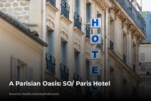 A Parisian Oasis: SO/ Paris Hotel