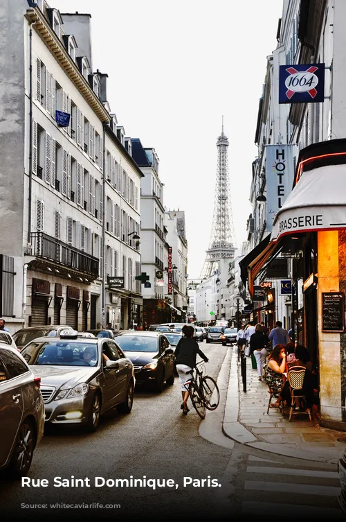 Rue Saint Dominique, Paris.