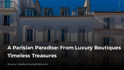 A Parisian Paradise: From Luxury Boutiques to Timeless Treasures