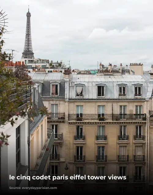 le cinq codet paris eiffel tower views