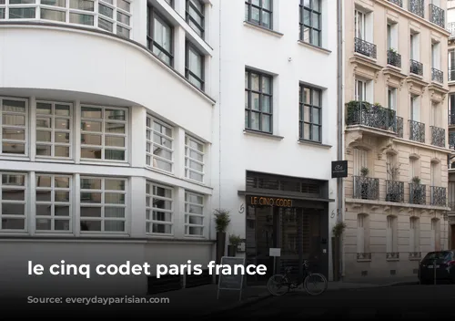 le cinq codet paris france