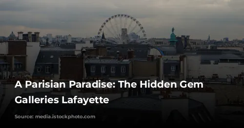 A Parisian Paradise: The Hidden Gem of Galleries Lafayette