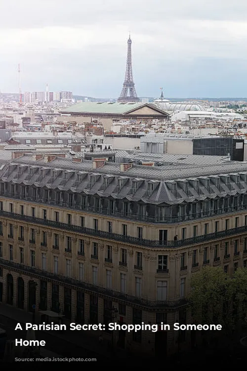 A Parisian Secret: Shopping in Someone Else's Home