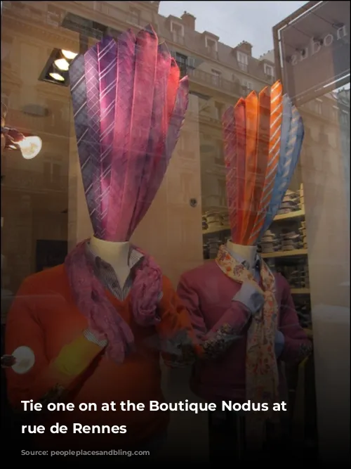 Tie one on at the Boutique Nodus at 40 rue de Rennes