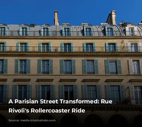 A Parisian Street Transformed: Rue de Rivoli's Rollercoaster Ride