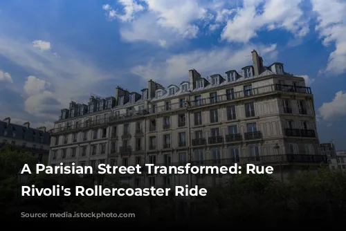 A Parisian Street Transformed: Rue de Rivoli's Rollercoaster Ride