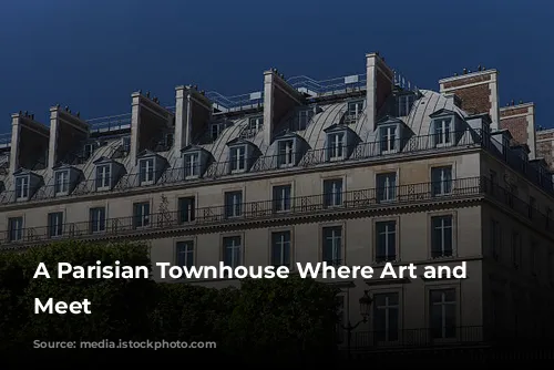 A Parisian Townhouse Where Art and Wellness Meet