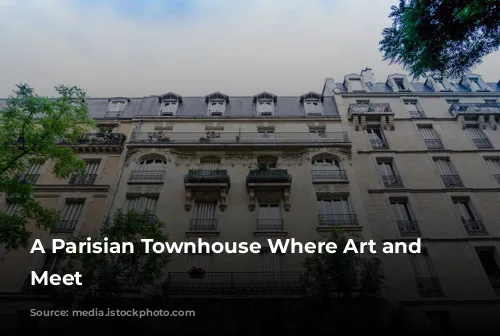 A Parisian Townhouse Where Art and Wellness Meet