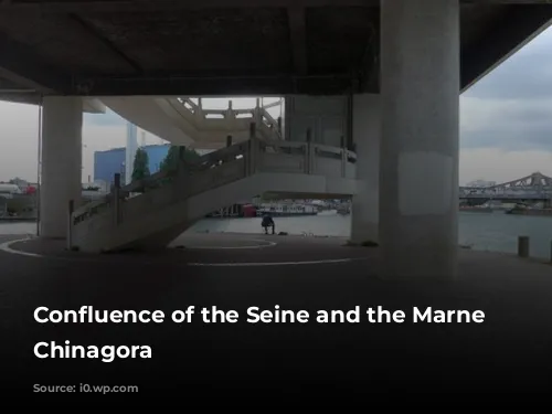 Confluence of the Seine and the Marne at Chinagora