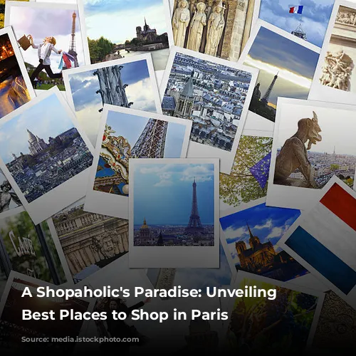 A Shopaholic's Paradise: Unveiling the Best Places to Shop in Paris