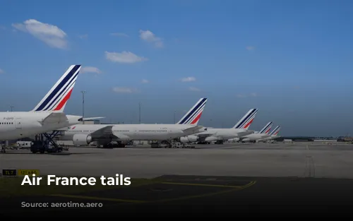 Air France tails