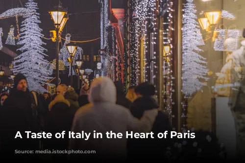 A Taste of Italy in the Heart of Paris