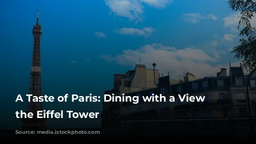 A Taste of Paris: Dining with a View of the Eiffel Tower