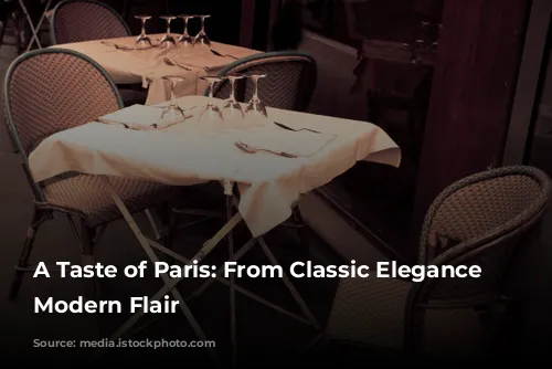 A Taste of Paris: From Classic Elegance to Modern Flair