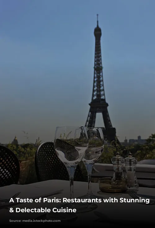 A Taste of Paris: Restaurants with Stunning Views & Delectable Cuisine