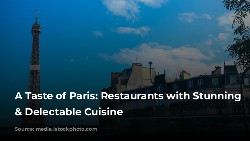 A Taste of Paris: Restaurants with Stunning Views & Delectable Cuisine