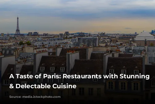 A Taste of Paris: Restaurants with Stunning Views & Delectable Cuisine