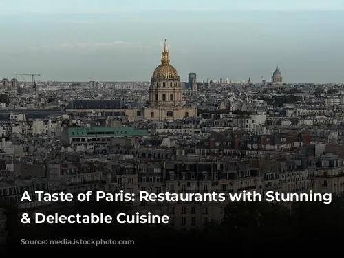 A Taste of Paris: Restaurants with Stunning Views & Delectable Cuisine