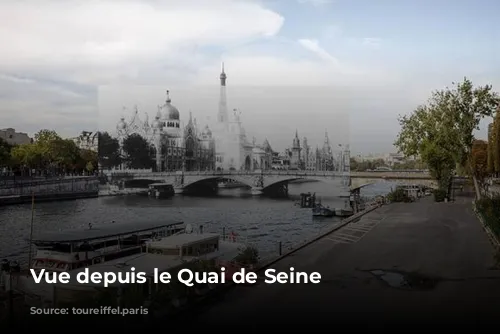 Vue depuis le Quai de Seine