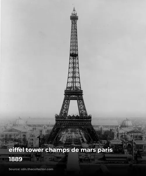 eiffel tower champs de mars paris exposition 1889