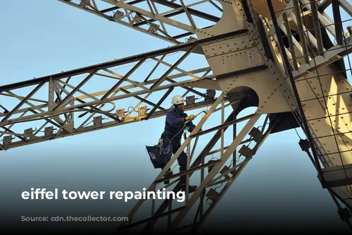 eiffel tower repainting