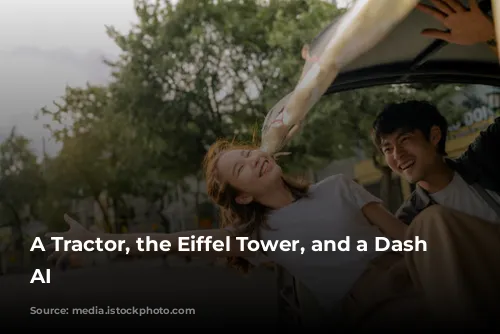 A Tractor, the Eiffel Tower, and a Dash of AI