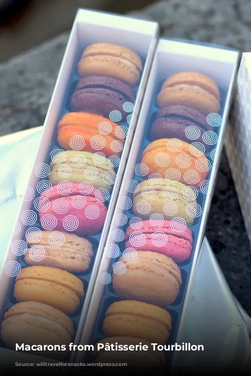 Macarons from Pâtisserie Tourbillon