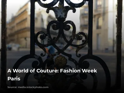 A World of Couture: Fashion Week in Paris