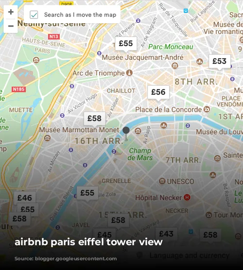 airbnb paris eiffel tower view