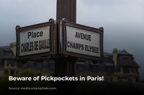 Beware of Pickpockets in Paris!