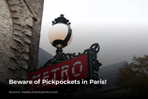 Beware of Pickpockets in Paris!