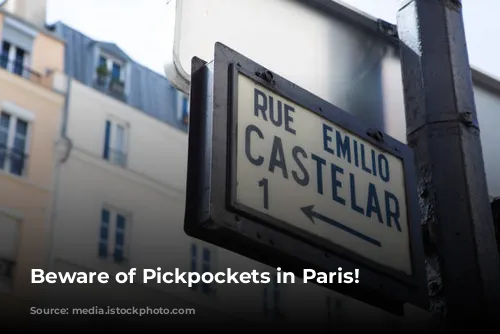 Beware of Pickpockets in Paris!