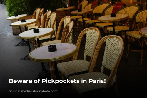 Beware of Pickpockets in Paris!