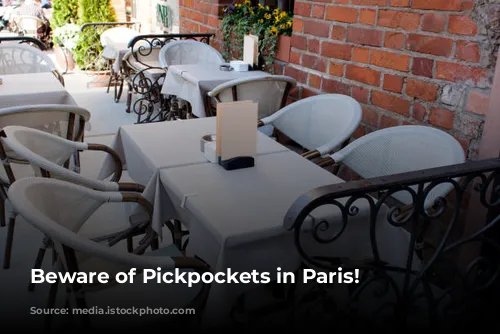 Beware of Pickpockets in Paris!