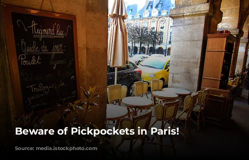 Beware of Pickpockets in Paris!