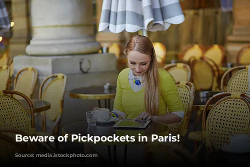 Beware of Pickpockets in Paris!