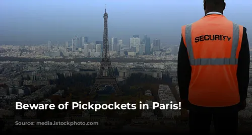 Beware of Pickpockets in Paris!