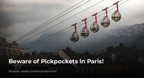 Beware of Pickpockets in Paris!