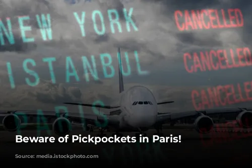 Beware of Pickpockets in Paris!